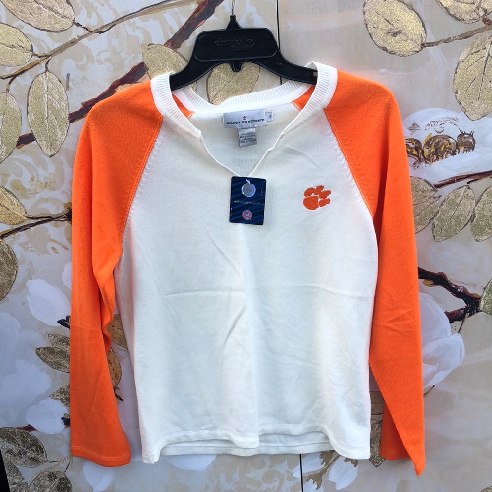 Clemson light weight sweater.